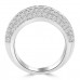 4.10 ct Ladies Princess and Round Cut Diamond Anniversary Ring 4.10 ct Ladies Princess and Round Cut Diamond Anniversary Ring